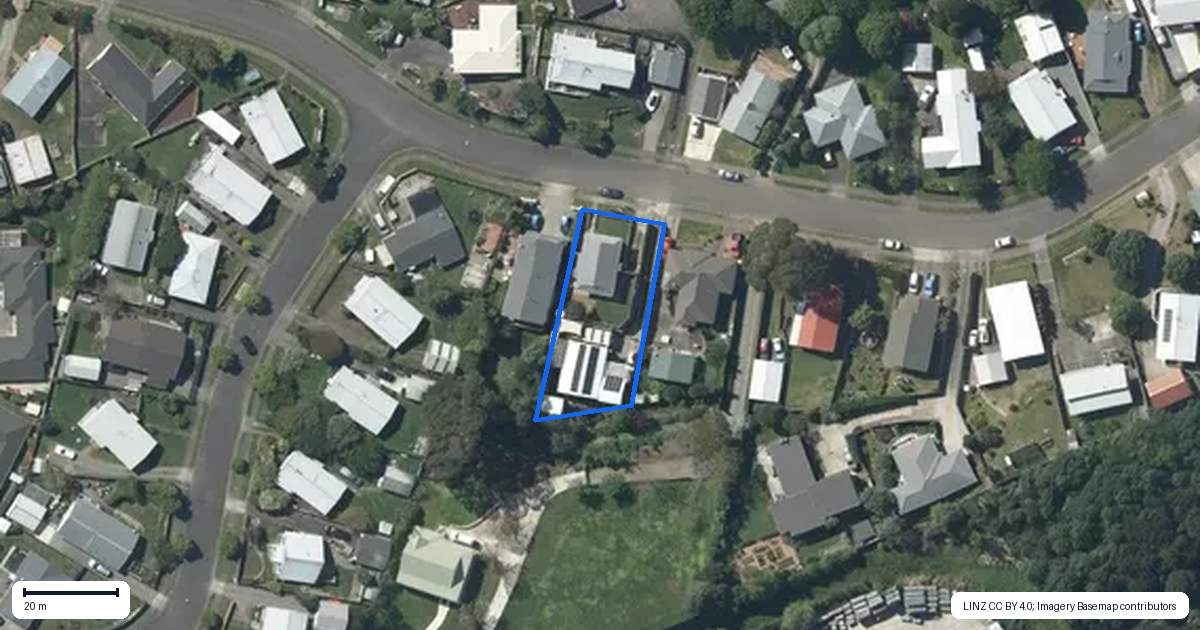 Property context map for 22A Campbell Avenue, Paraparaumu