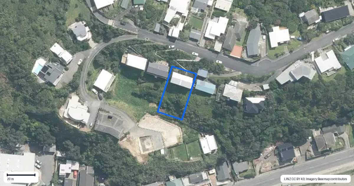 Property context map for 51 High Street, Island Bay, Wellington