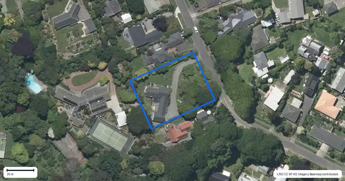 Property context map for 47 Karu Crescent, Waikanae