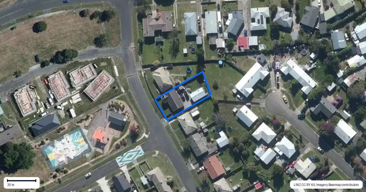 Property context map for 58 Alexander Street, Awapuni, Palmerston North