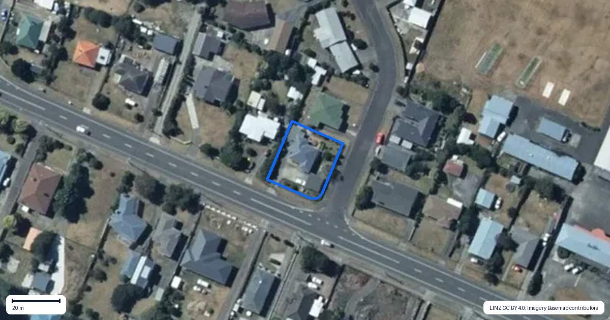 Property context map for 28 Ladys Mile, Foxton