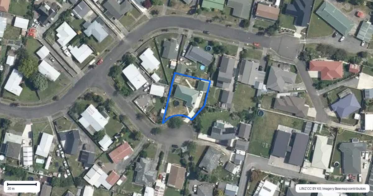 Property context map for 9 Cheviot Place, Feilding