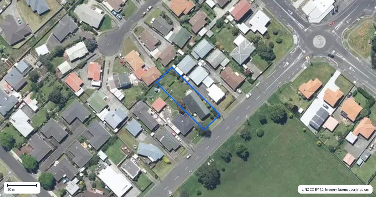 Property context map for 112 Parsons Street, Springvale, Whanganui