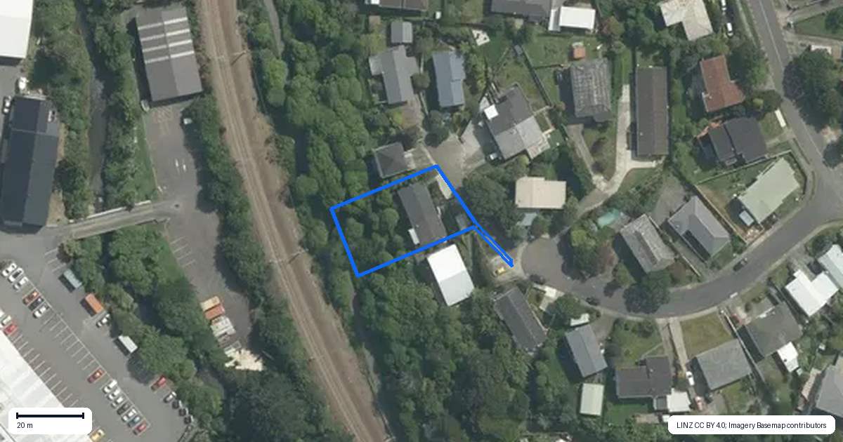 Property context map for 15A Florio Terrace, Tawa, Wellington