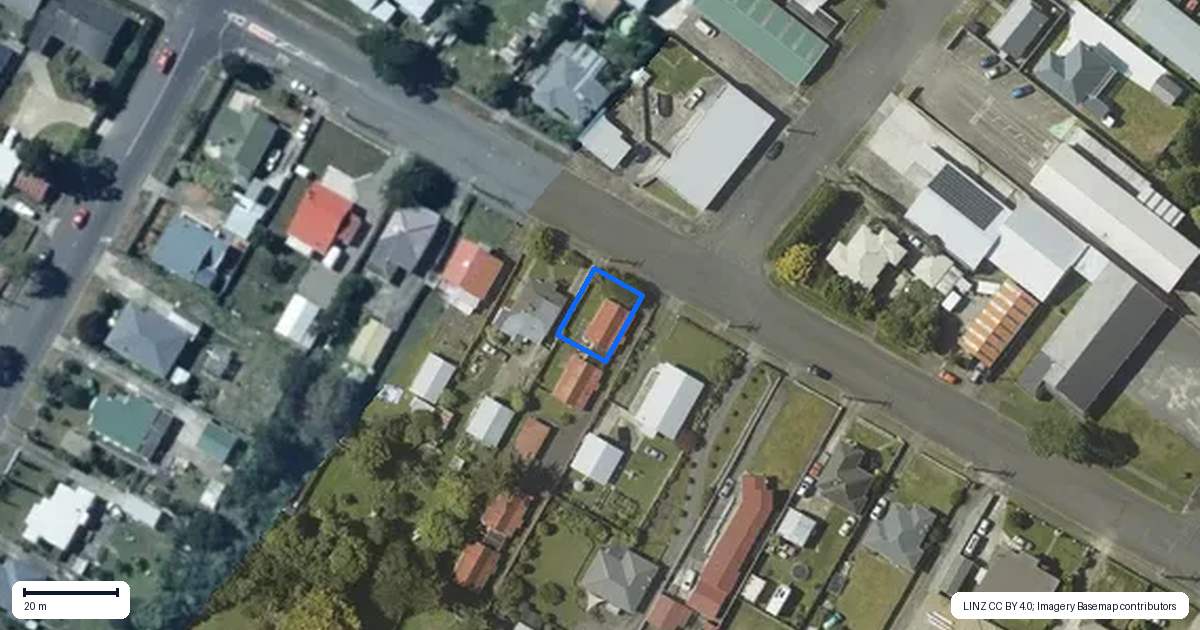 Property context map for 27 Keepa Street, Levin