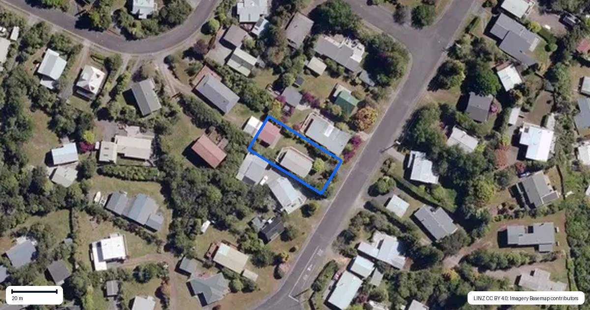 Property context map for 7 Huihui a Wai Street, Kuratau, Turangi