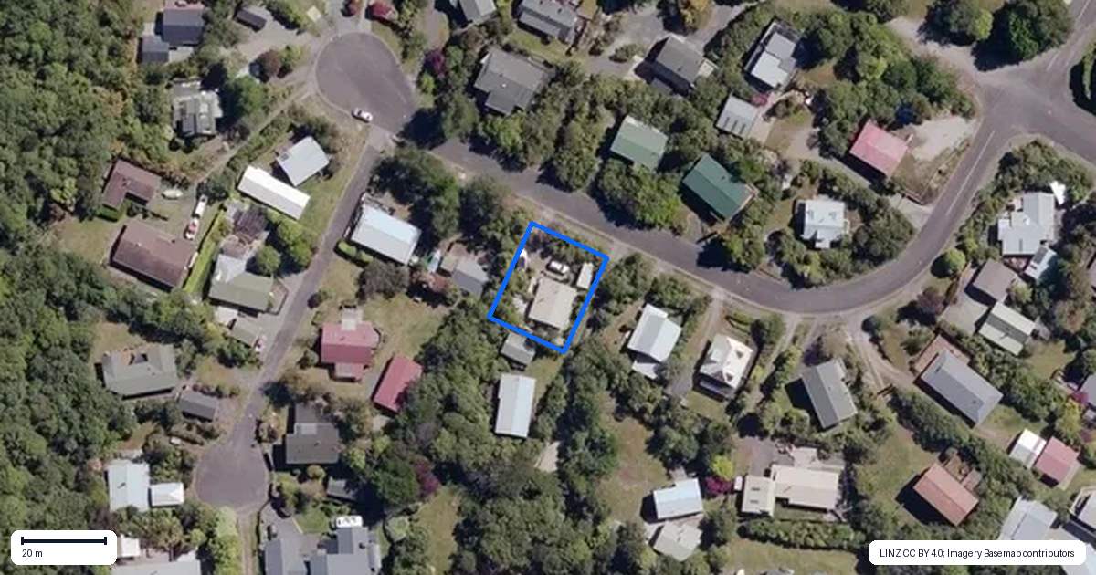 Property context map for 21 Taringa Avenue, Kuratau, Turangi