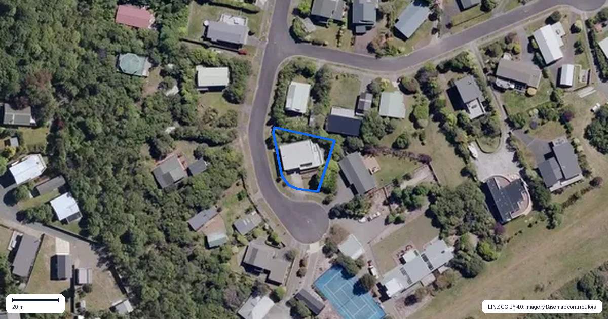 Property context map for 7 Te Arahori Road, Kuratau, Turangi