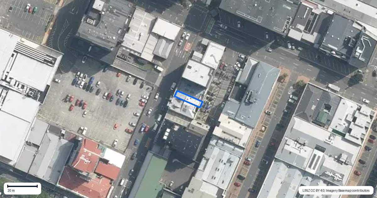 Property context map for 9A Tory Street, Te Aro, Wellington