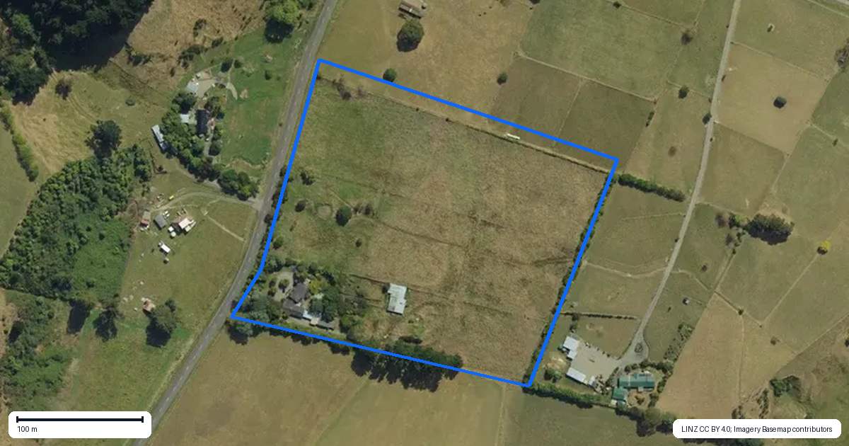 Property context map for 266 Pohangina Road, Ashhurst