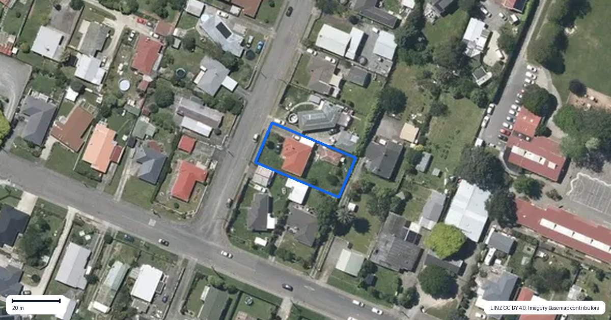 Property context map for 14 Dittmer Street, Otaki
