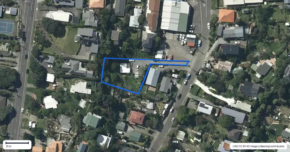 Property context map for 97 Renown Road, Raumati South