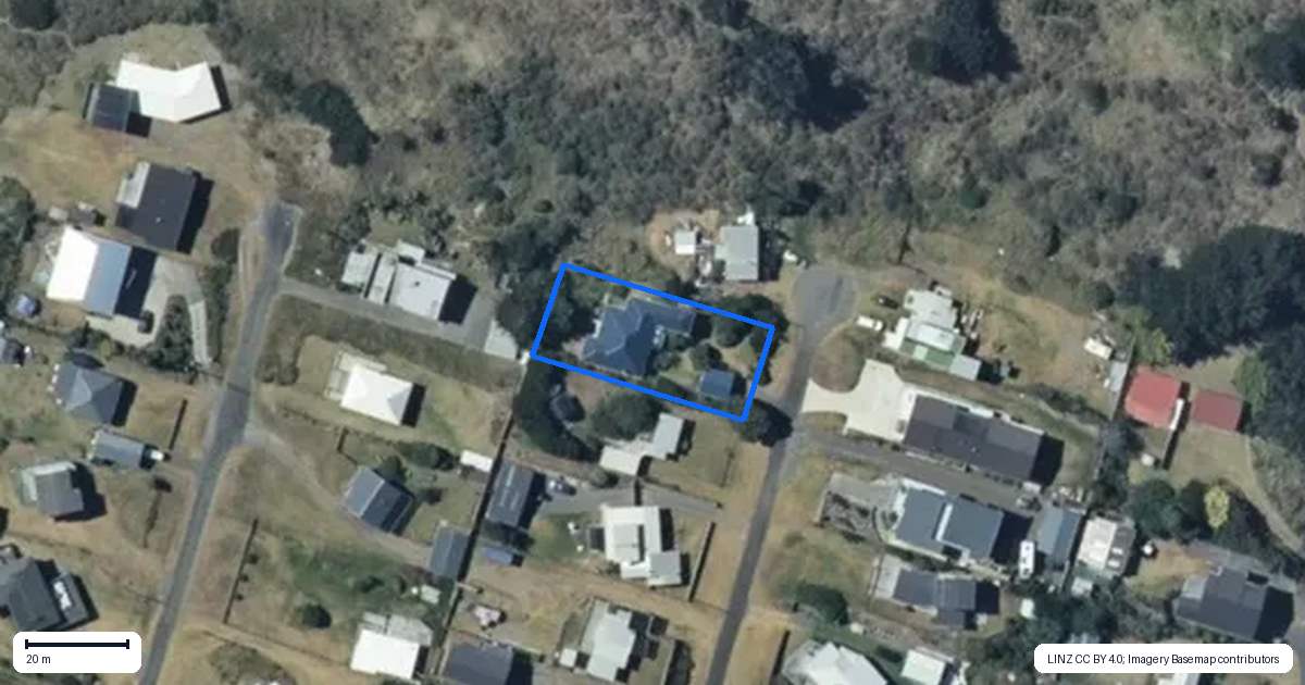 Property context map for 18 Brown Terrace, Foxton Beach, Foxton