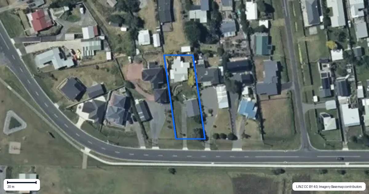 Property context map for 27 Bond Street, Foxton Beach, Foxton