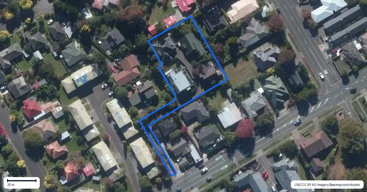 Property context map for 111B Te Awe Awe Street, Hokowhitu, Palmerston North