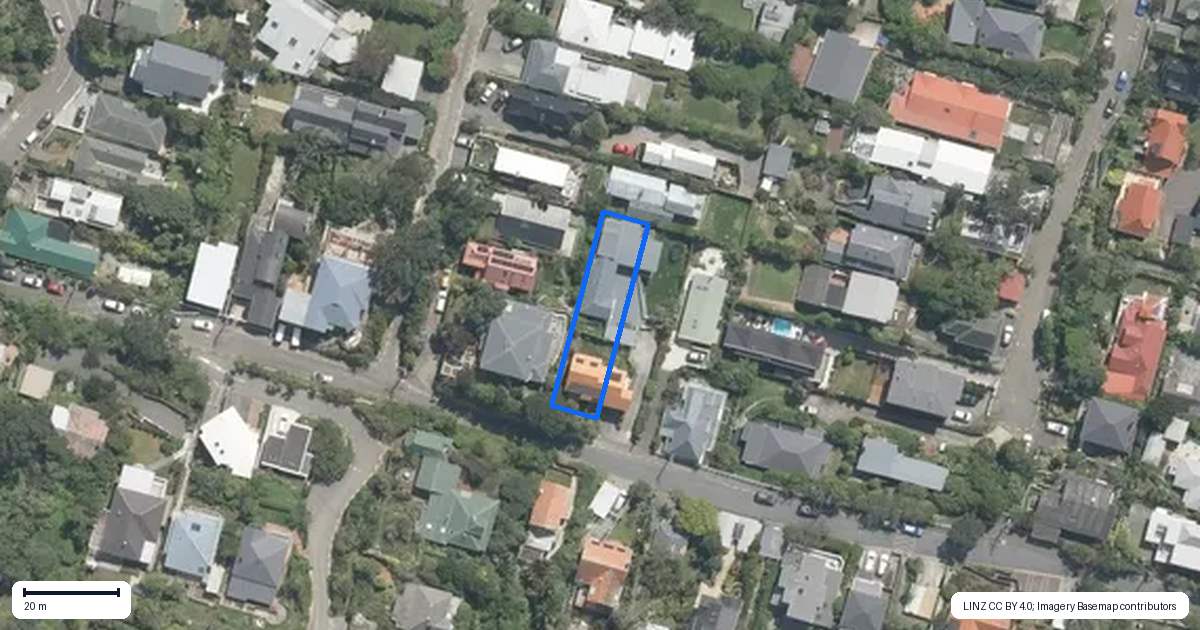 Property context map for 60A Wade Street, Wadestown, Wellington