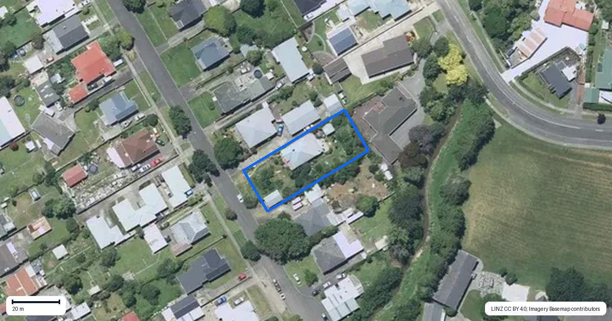 Property context map for 21 White Street, Whanganui East, Whanganui