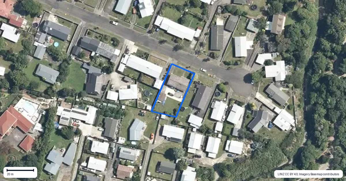 Property context map for 23 Ferndale Place, Feilding
