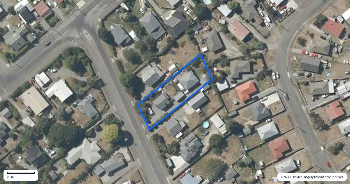 Property context map for 7B Johnstone Street, Masterton