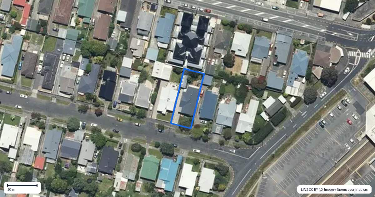 Property context map for 57 Cudby Street, Woburn, Lower Hutt