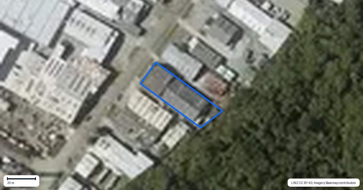 Property context map for 17 Totara Street, Levin