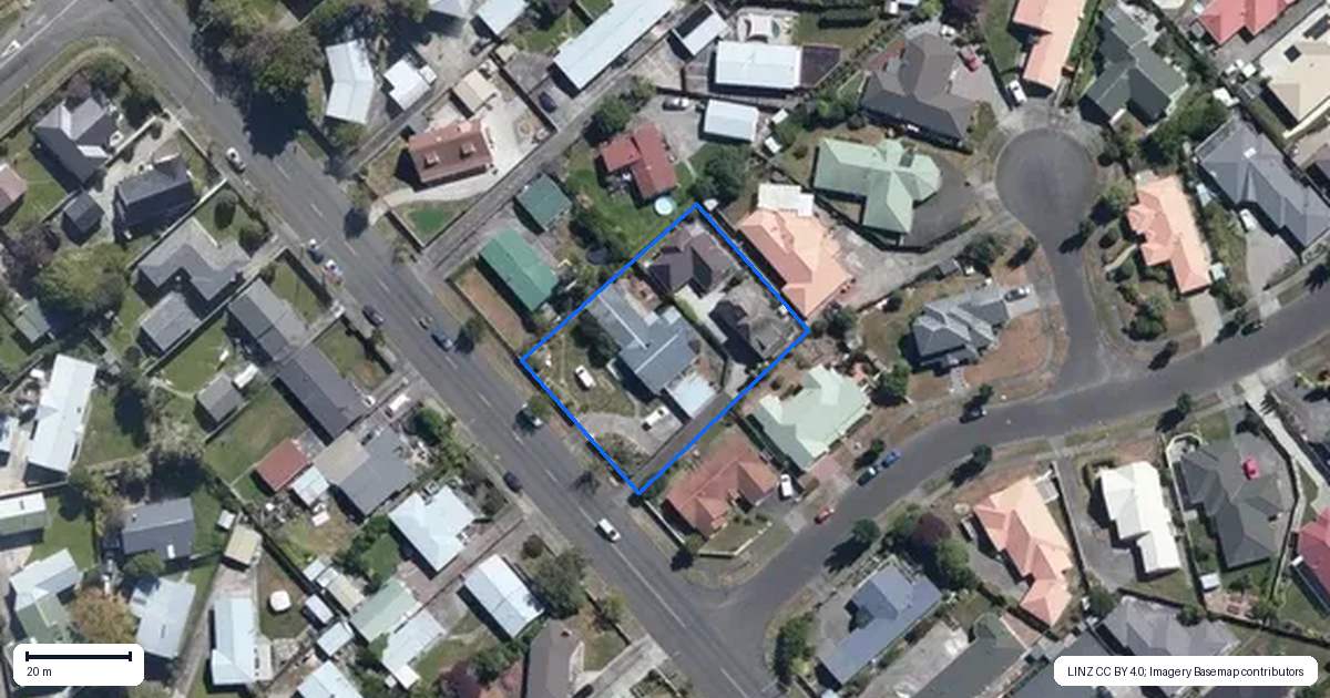 Property context map for 211 Milson Line, Milson, Palmerston North