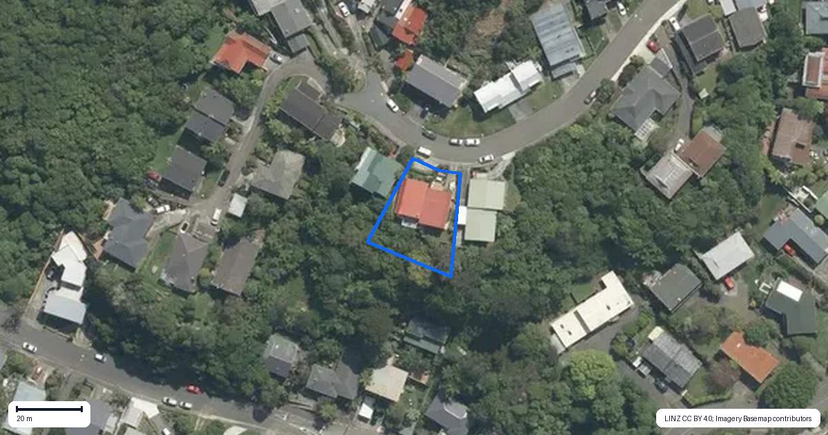 Property context map for 17B Govind Grove, Ngaio, Wellington