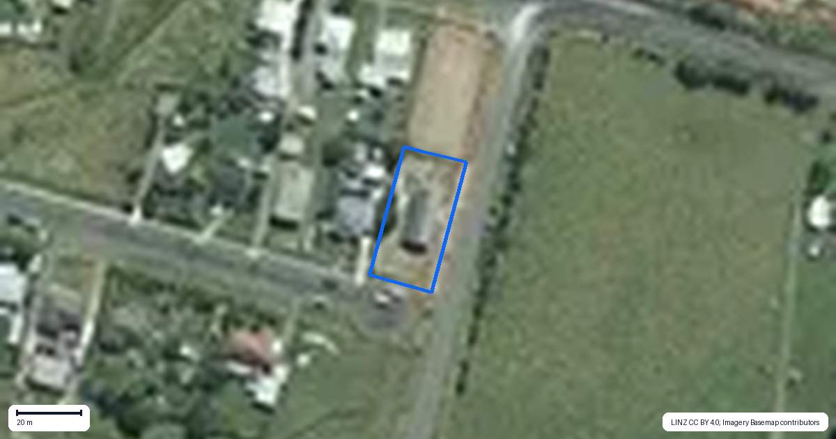 Property context map for 37 Princess Street, Marton