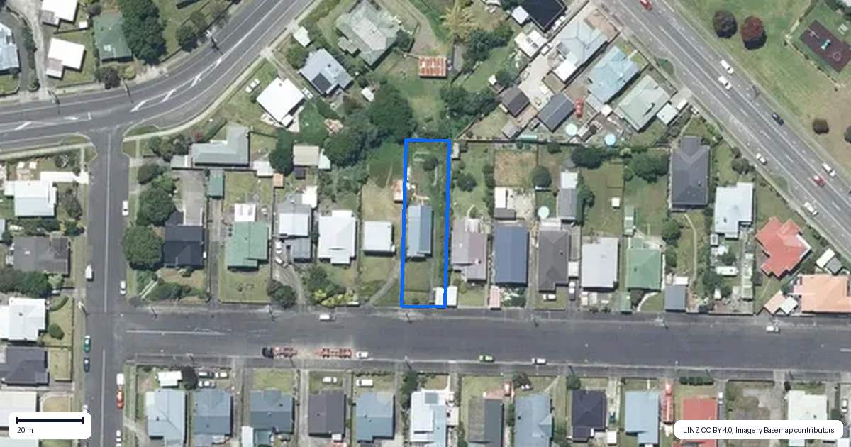 Property context map for 14 May Street, Gonville, Whanganui