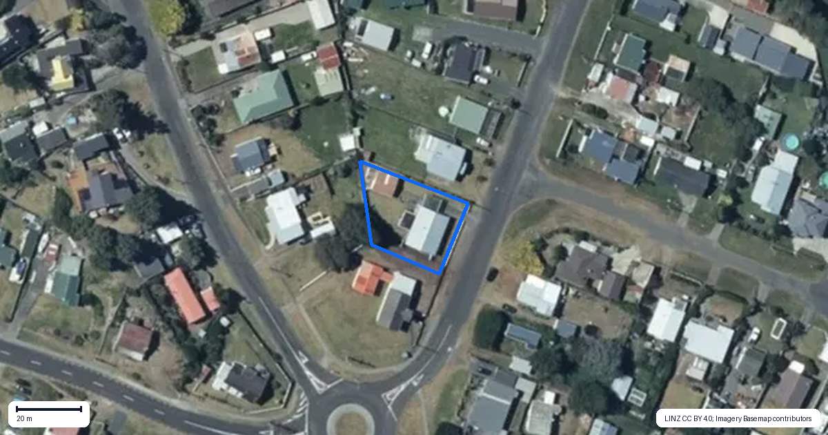 Property context map for 4 Thomas Place, Foxton Beach, Foxton