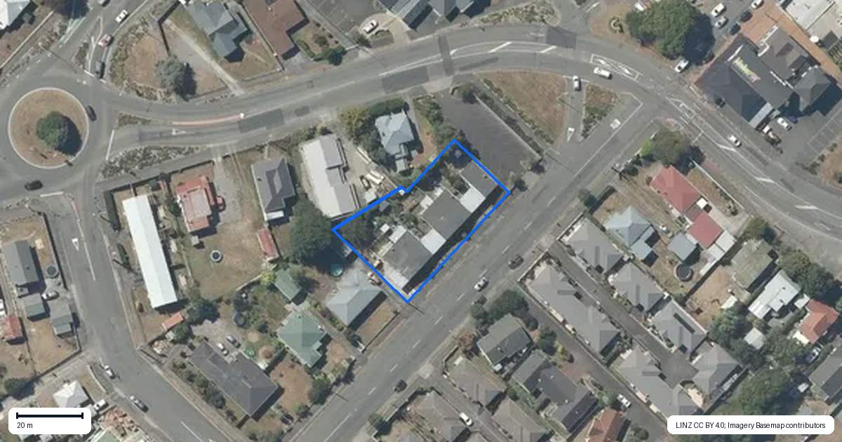 Property context map for 6A South Road, Kuripuni, Masterton