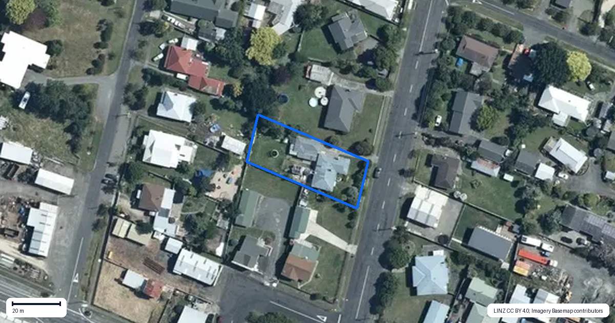 Property context map for 9 Mersey Street, Rongotea