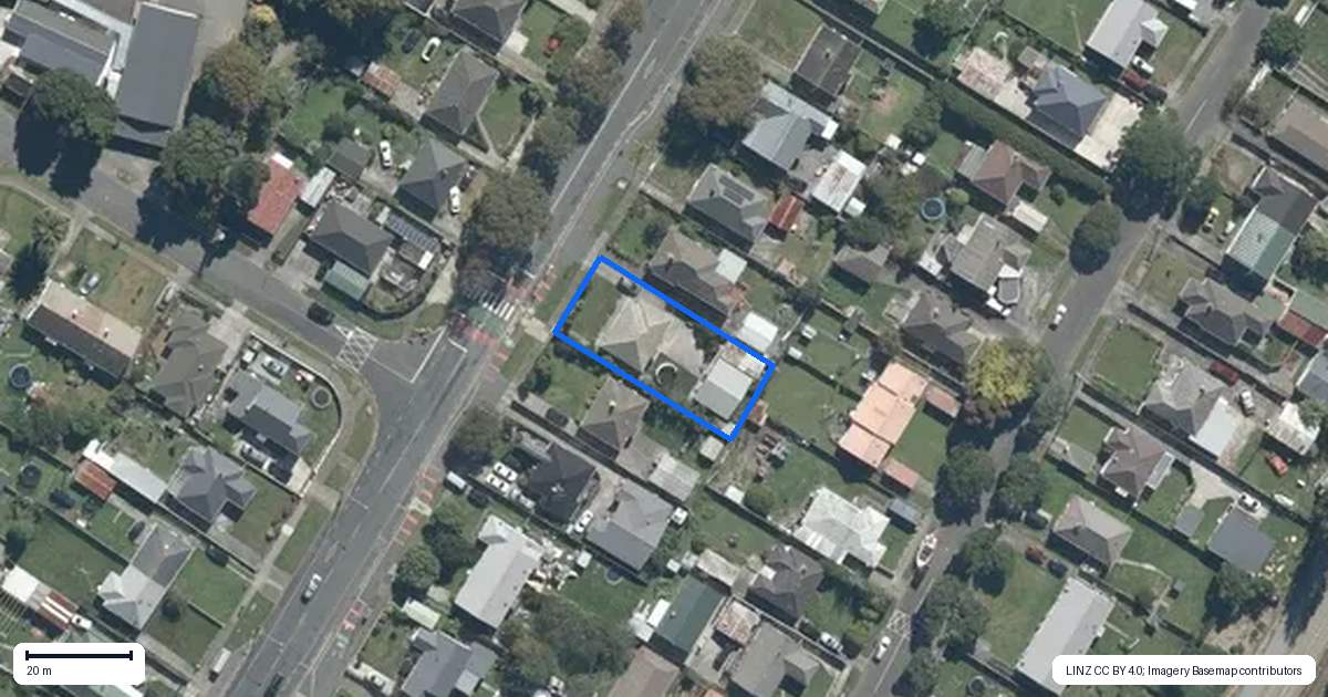 Property context map for 1306 High Street, Taita, Lower Hutt