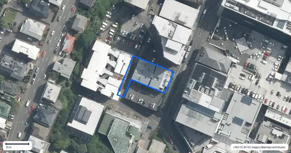 Property context map for 39 Boulcott Street, Wellington Central, Wellington