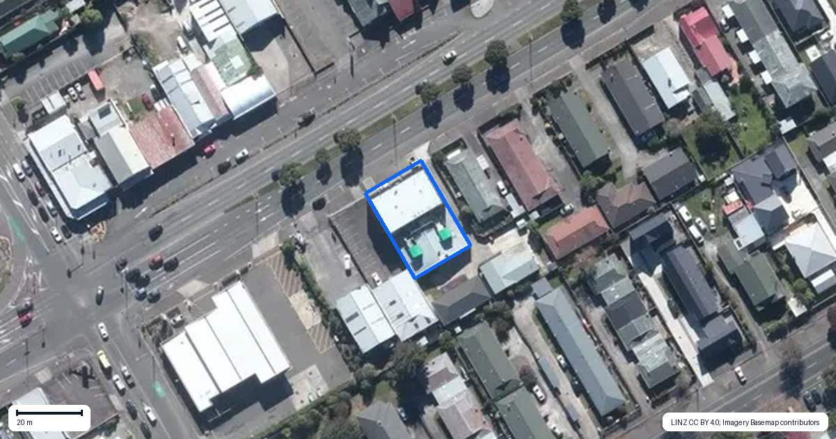 Property context map for 780 Main Street, Roslyn, Palmerston North