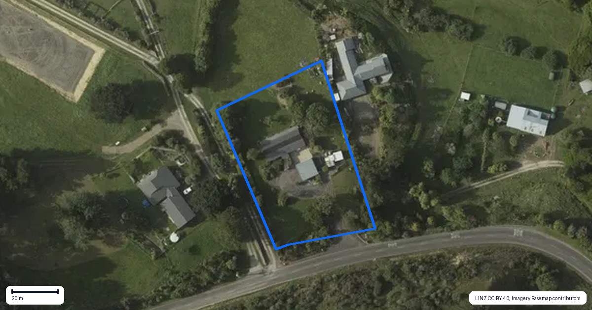 Property context map for 123 North Manakau Road, Manakau