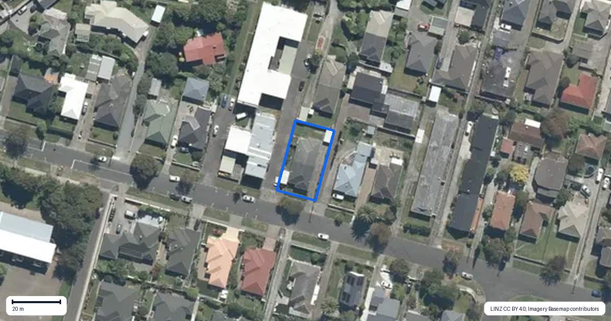 Property context map for 39 Gordon Street, Avalon, Lower Hutt