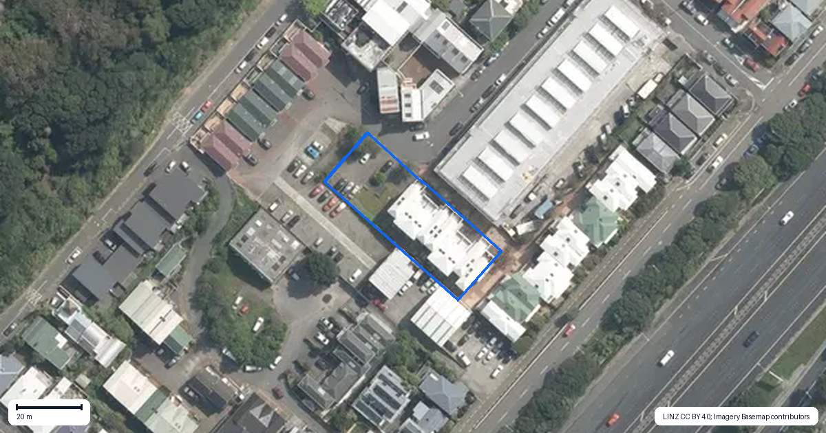 Property context map for 39 Little George Street, Thorndon, Wellington