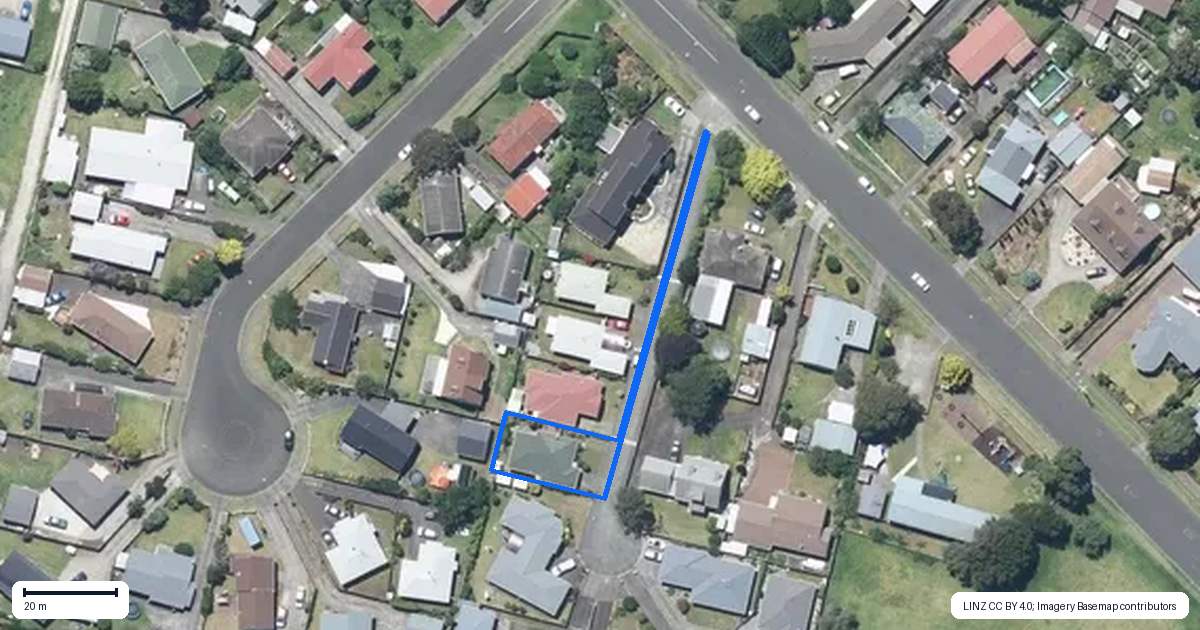 Property context map for 49D Fox Road, Springvale, Whanganui