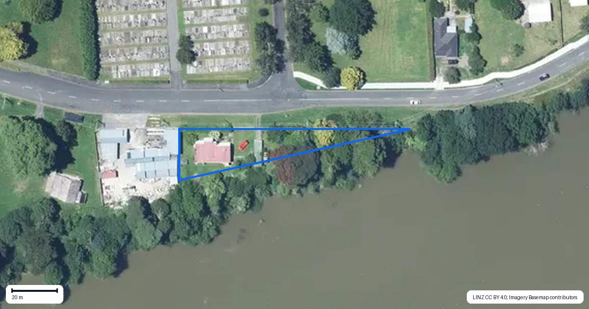 Property context map for 464 Somme Parade, Aramoho, Whanganui