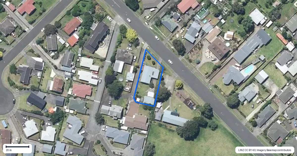 Property context map for 41 Fox Road, Springvale, Whanganui