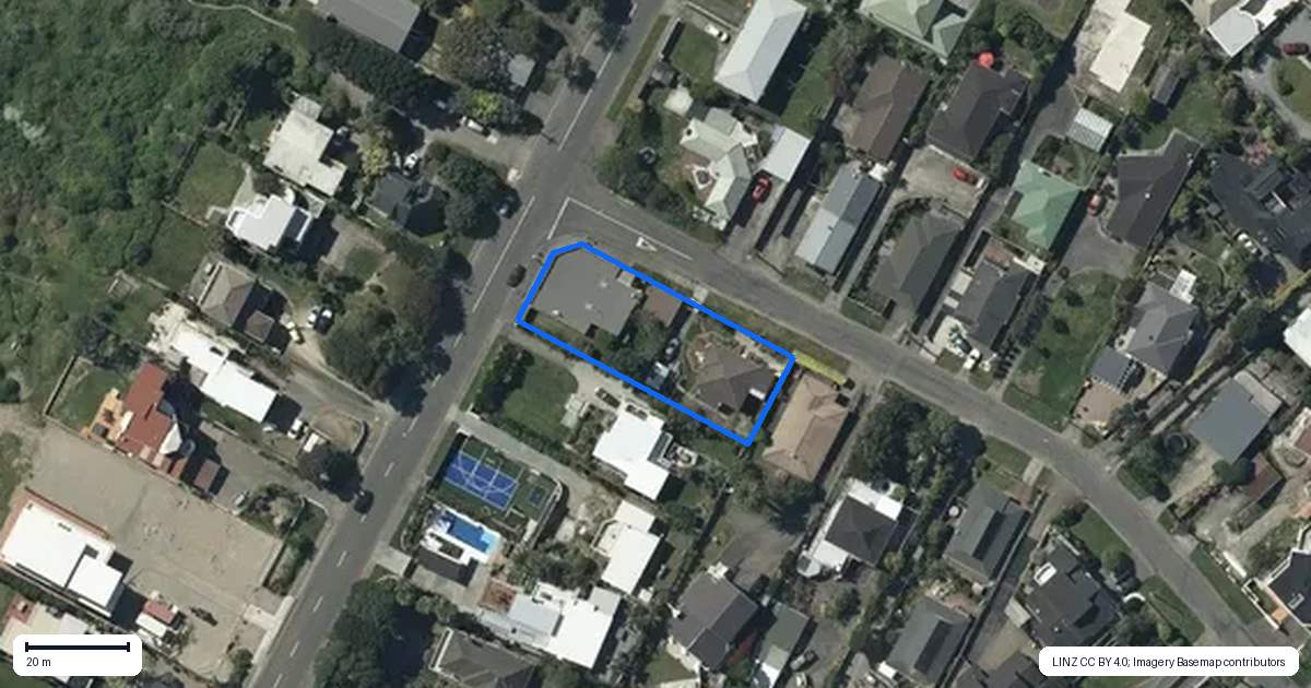 Property context map for 4 Nathan Avenue, Paraparaumu Beach, Paraparaumu