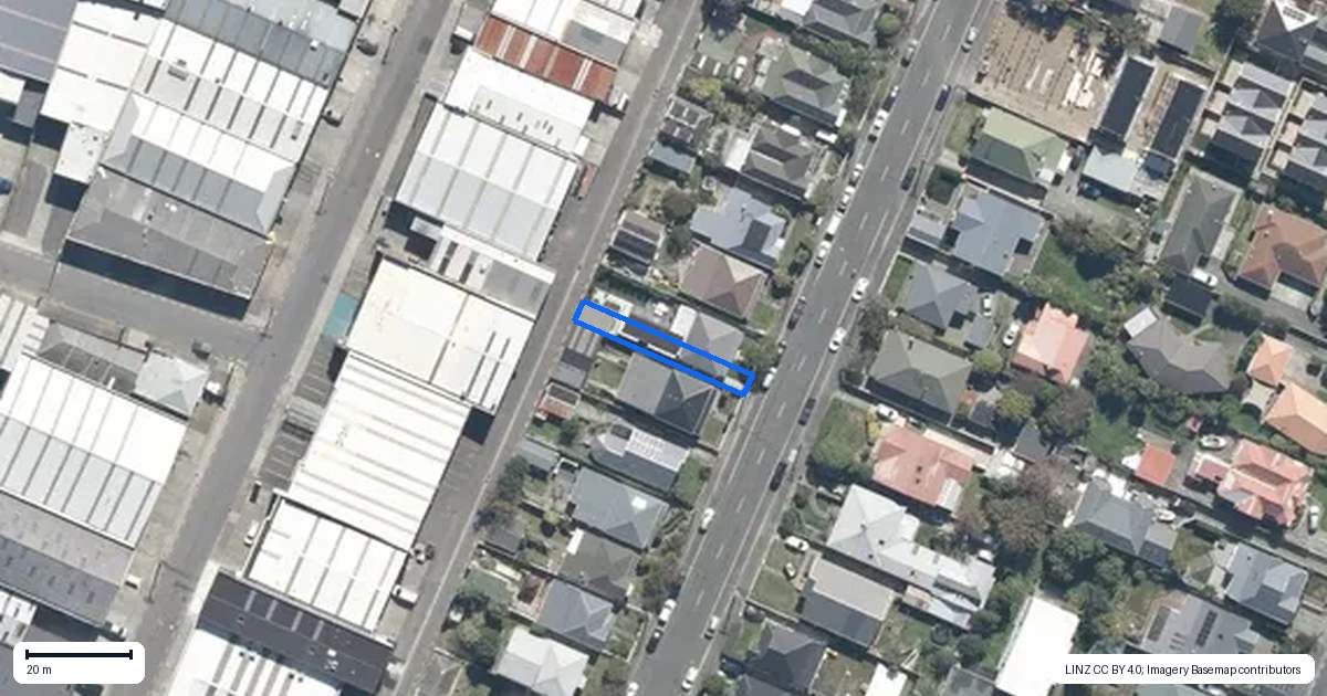 Property context map for 99 Richmond Street, Petone, Lower Hutt