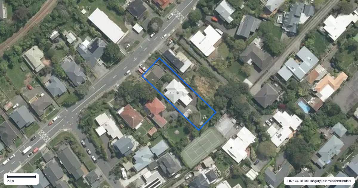 Property context map for 15 Agra Crescent, Khandallah, Wellington