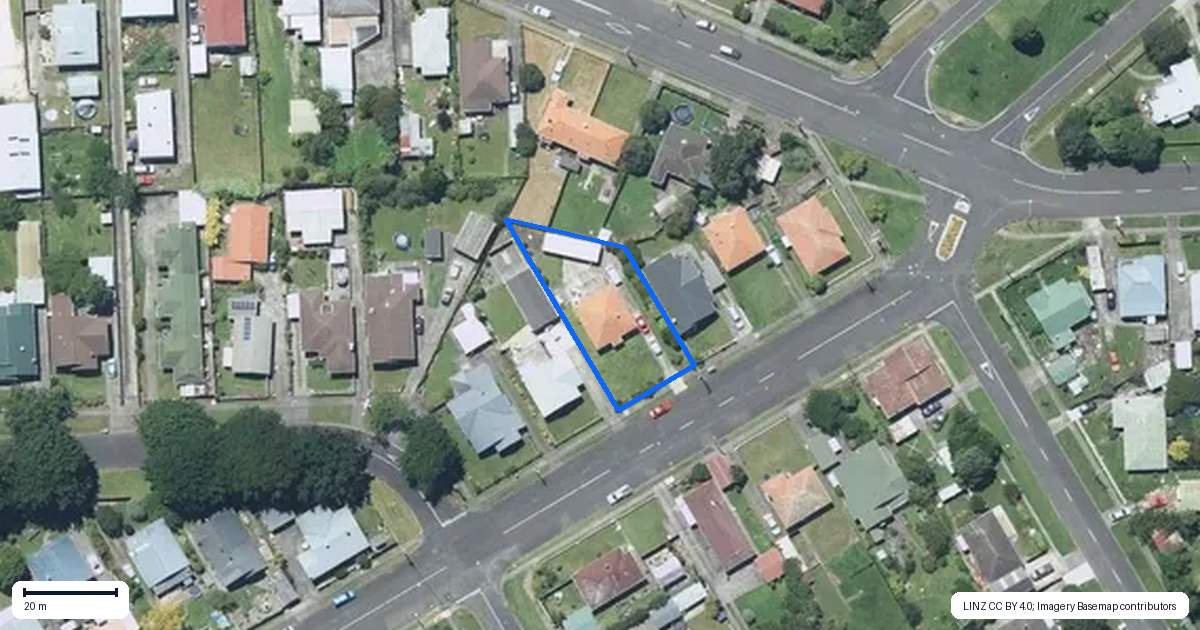 Property context map for 75 Nixon Street, Whanganui East, Whanganui