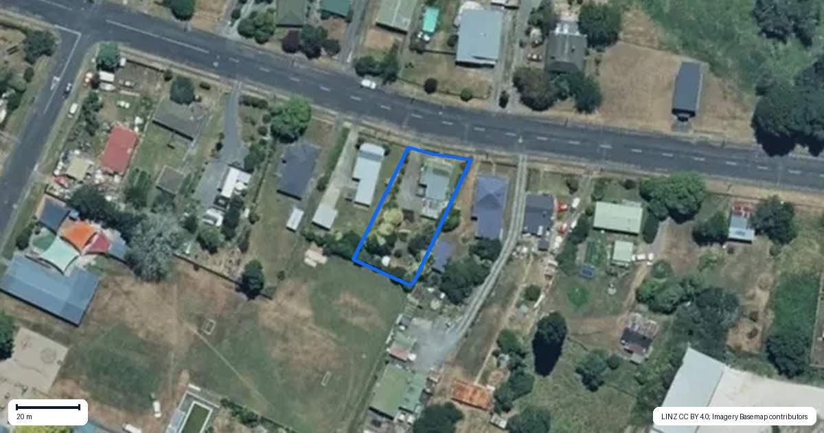 Property context map for 175 Miro Street, Manunui, Taumarunui