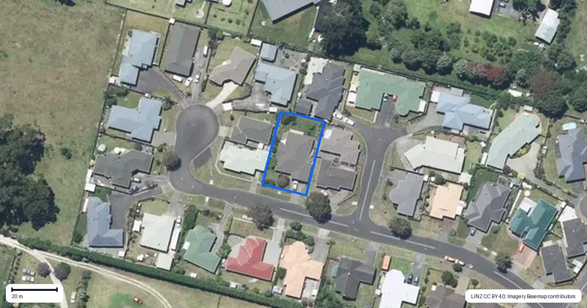 Property context map for 36 Kakaho Drive, Tawhero, Whanganui