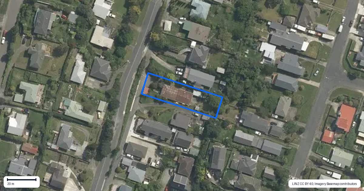 Property context map for 12A Bell Street, Tawa, Wellington