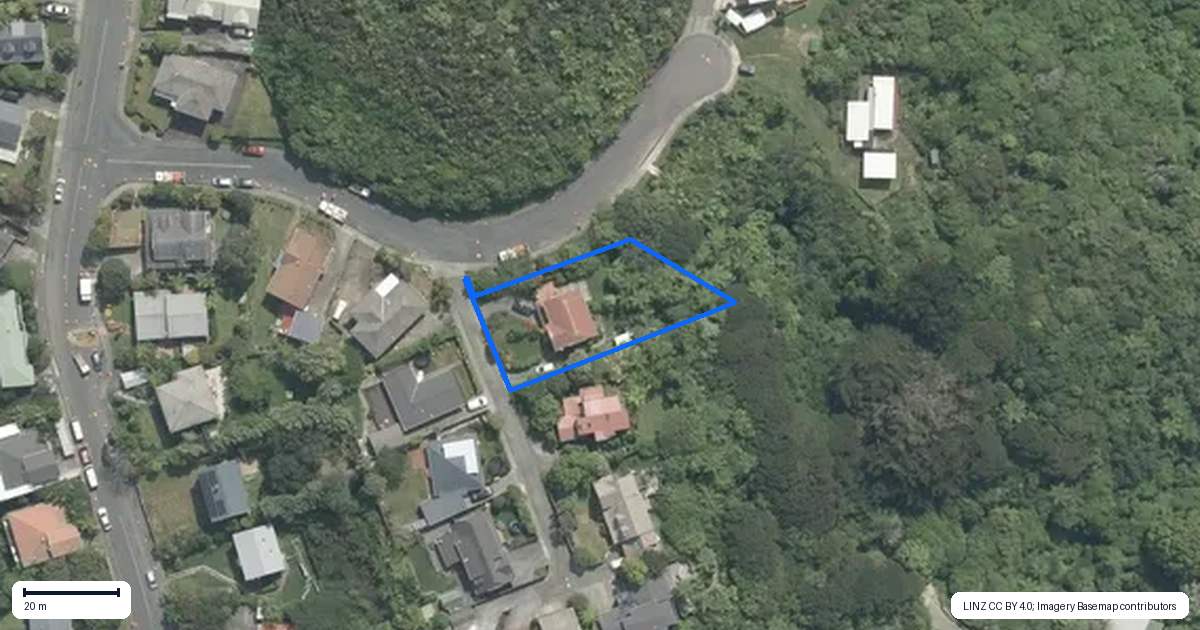 Property context map for 3 Tedder Way, Karori, Wellington