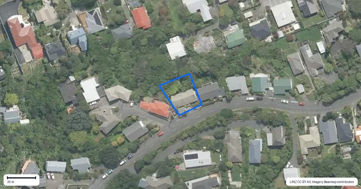 Property context map for 26 Collier Avenue, Karori, Wellington